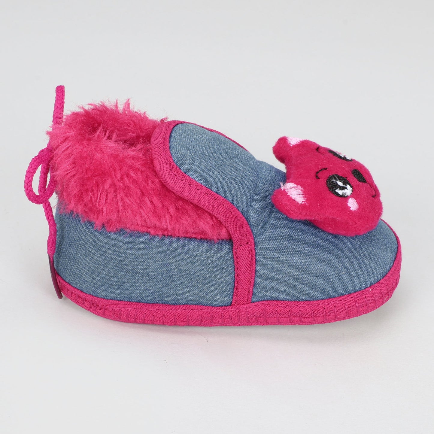 Denim Fur – Trendy & Warm Baby Booties in Denim Style