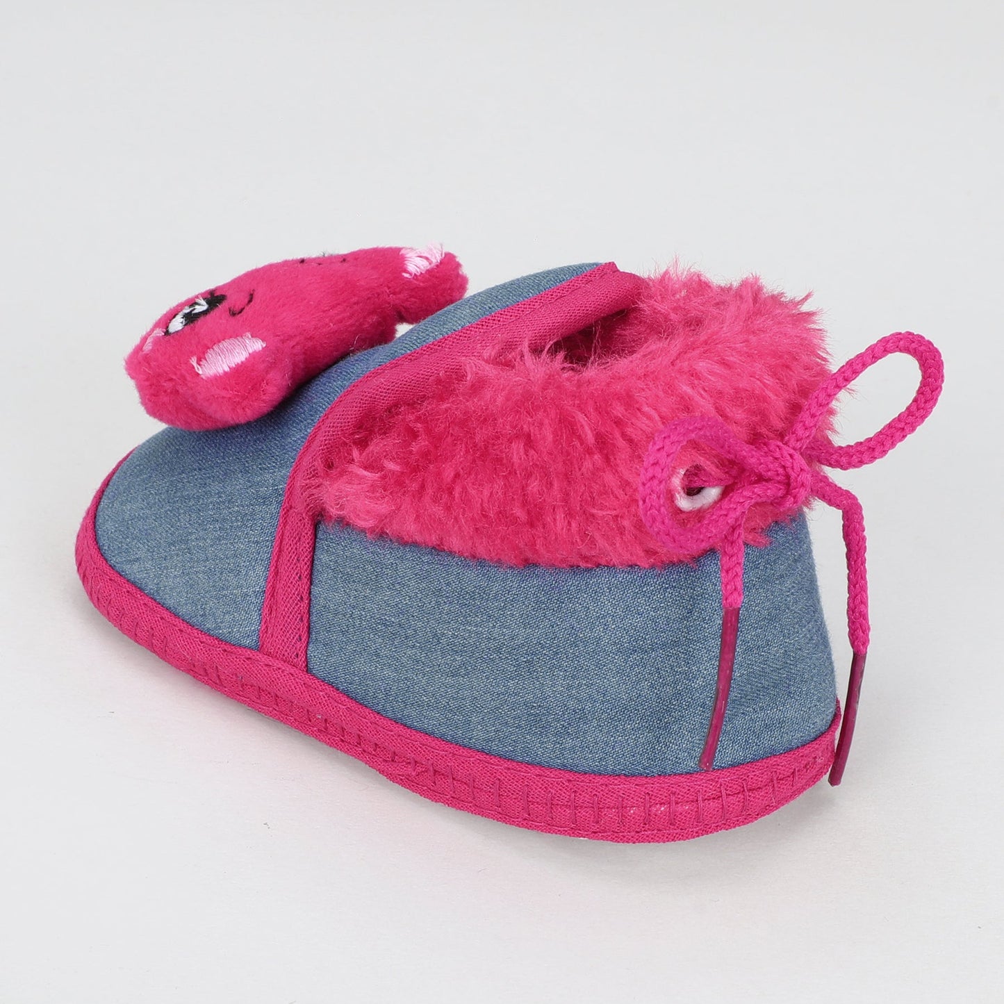 Denim Fur – Trendy & Warm Baby Booties in Denim Style