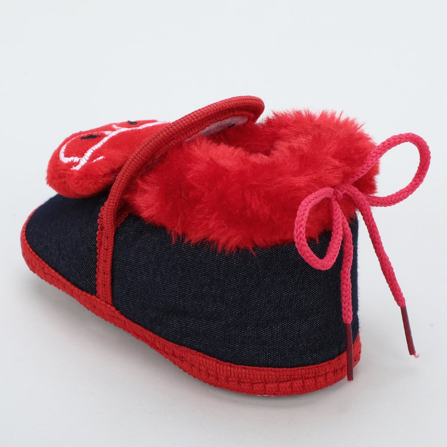 Denim Fur – Trendy & Warm Baby Booties in Denim Style