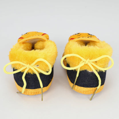 Denim Fur – Trendy & Warm Baby Booties in Denim Style