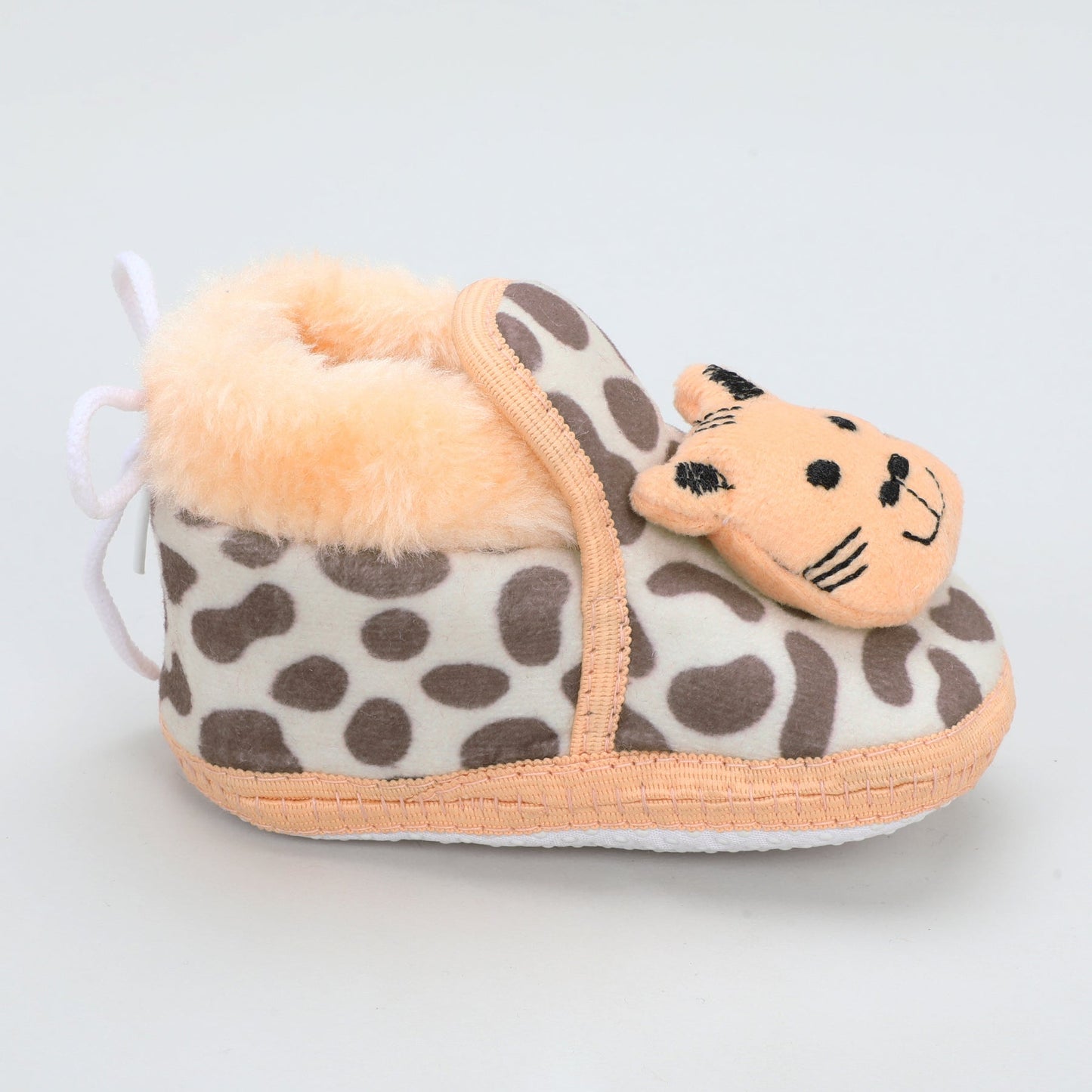Tiger Print Fur – Wildly Cozy Baby Booties
