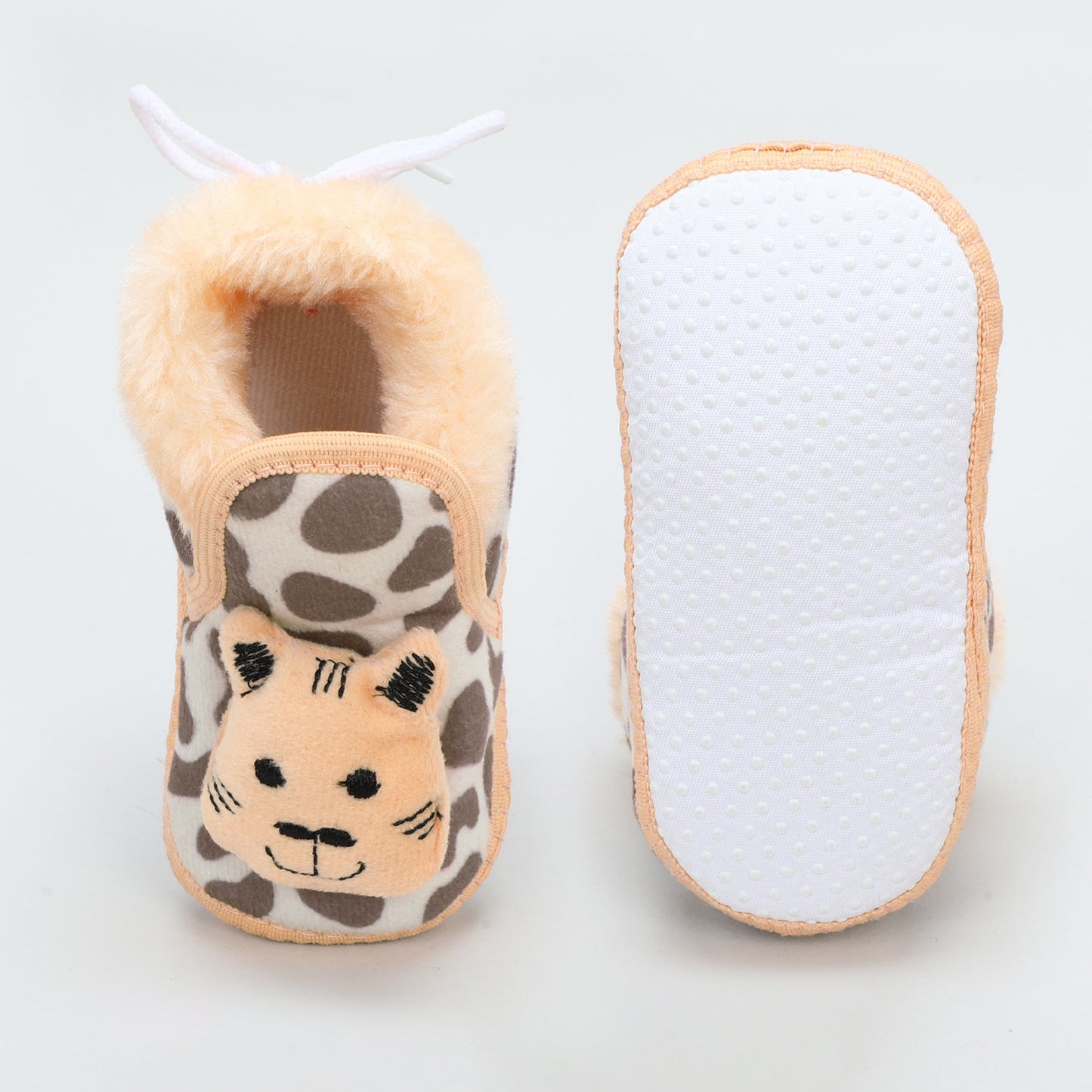 Tiger Print Fur – Wildly Cozy Baby Booties